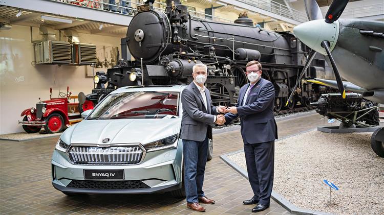 Το πρώτο SKODA ENYAQ iV, έκθεμα στο Εθνικό Μουσείο Τεχνολογίας της Τσεχίας
