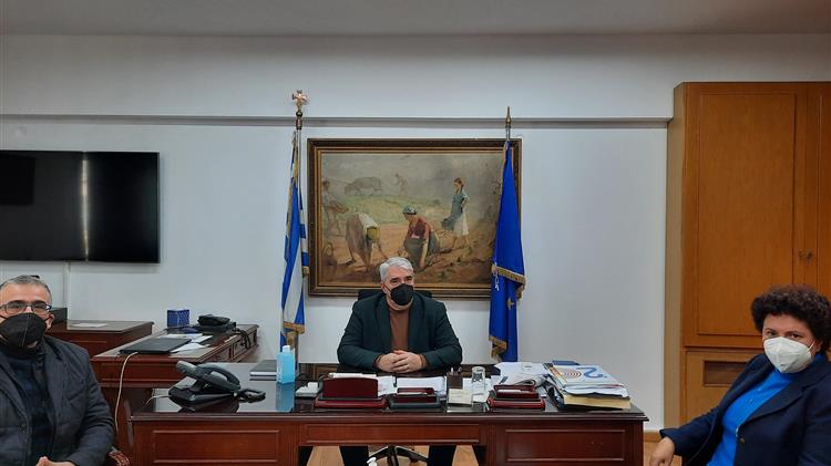 Συνάντηση  Κεδίκογλου με την πρόεδρο του Πανελληνίου Κτηνιατρικού Συλλόγου