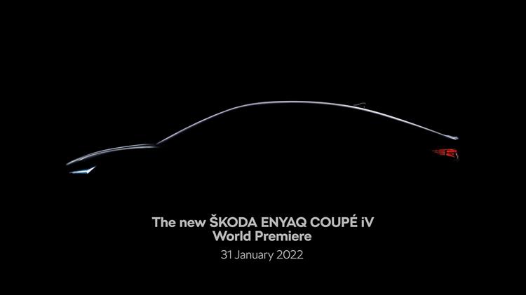SKODA ENYAQ COUPÉ iV: Παγκόσμια πρεμιέρα στις 31 Ιανουαρίου 2022