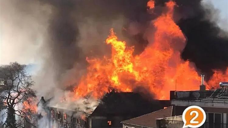 Φωτιά σε καπναποθήκες στην Ξάνθη