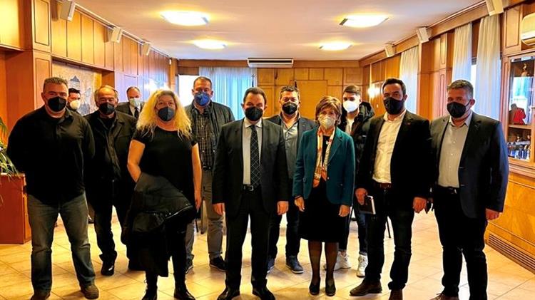 Συνάντηση του Γ. Γεωργαντά με εκπροσώπους μπλόκων από τις Σέρρες