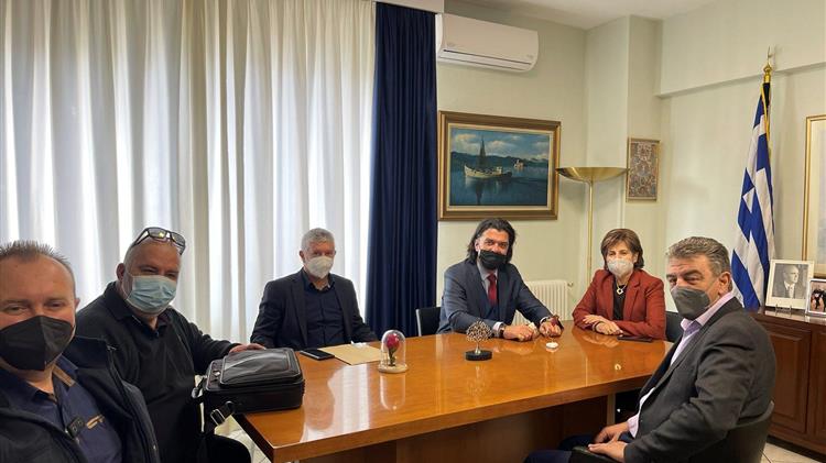 Συνάντηση εργασίας Πάτση με την κ. Χριστιάνα Καλογήρου