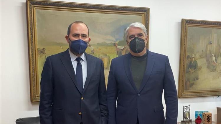 Συνάντηση Λάκη Βασιλειάδη με Σίμο Κεδίκογλου για την Κτηνοτροφία