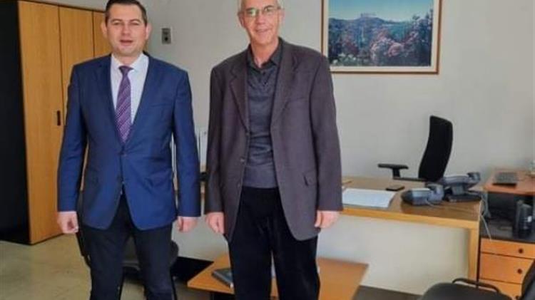 Συνεργασία του Θ. Βασιλόπουλου με το Γενικό Διευθυντή Τροφίμων του ΥΠΑΑΤ Β. Μιχαλόπουλο