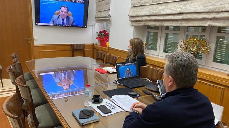 Τα ζητήματα του πρωτογενή τομέα συζητήθηκαν σε τηλεδιάσκεψη με τον κ. Γεωργαντά