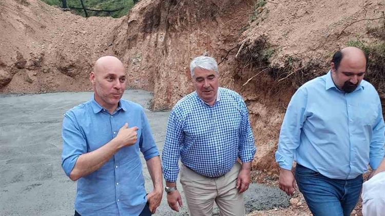 Επιθεώρηση στα αντιπλημμυρικά έργα της Β. Εύβοιας