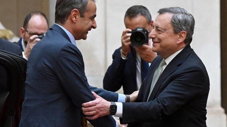Μητσοτάκης και Ντράγκι: Κοινό αίτημα για πλαφόν στη χονδρική τιμή του φυσικού αερίου