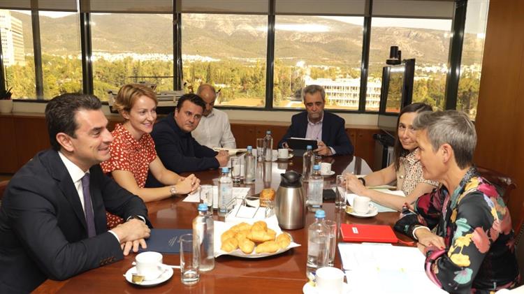 Συνάντηση Σκρέκα με την Εκτελεστική Αντιπρόεδρο της Ευρωπαϊκής Επιτροπής, Margrethe Vestager