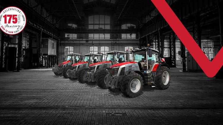 Η Massey Ferguson γιορτάζει την 175η επέτειό της  με το λανσάρισμα των γεωργικών ελκυστήρων Limited Edition S Series