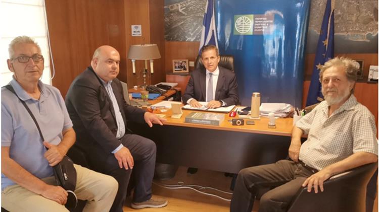 Συνάντηση αντιπροσωπείας του ΓΕΩΤ.Ε.Ε. με το Γενικό Γραμματέα Δασών κ. Κων/νο Αραβώση