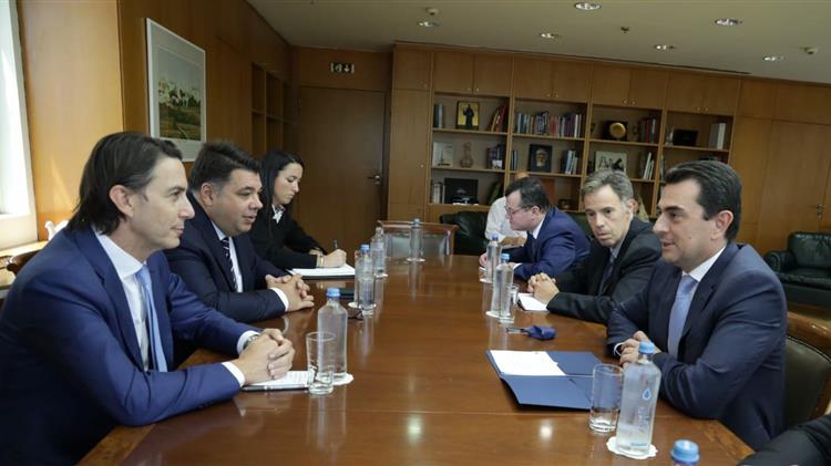 Συνάντηση Σκρέκα, με τον Amos Hochstein, Ειδικό Σύμβουλο για θέματα ενέργειας του Προέδρου των ΗΠΑ, Joe Biden