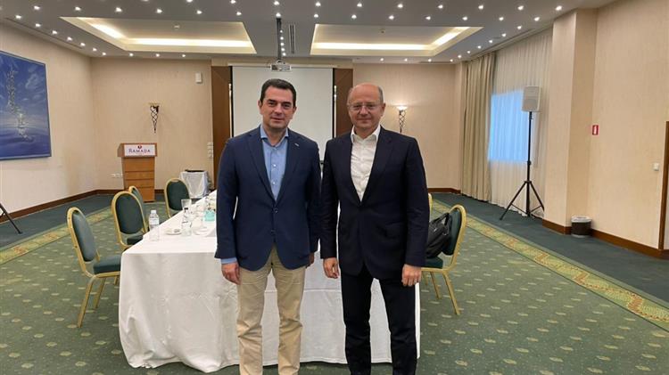 Συνάντηση  Σκρέκα, με τον Υπουργό Ενέργειας του Αζερμπαϊτζάν, Parviz Shahbazov