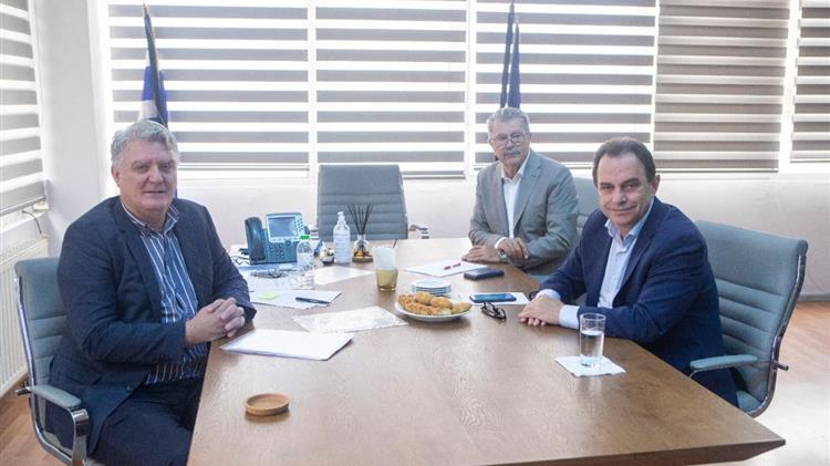 Συνάντηση εργασίας του Γεωργαντά με τον Συντονιστή της Αποκεντρωμένης Μακεδονίας – Θράκης Ι. Σάββα