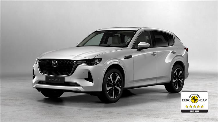 Βαθμολογία πέντε αστέρων για το MazdaCX-60 στο EURONCAP