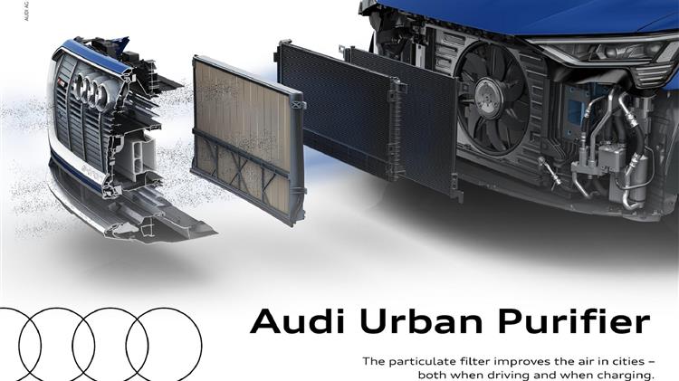 Audi UrbanPurifier:Φίλτρο λεπτής σκόνης για ηλεκτρικά οχήματα