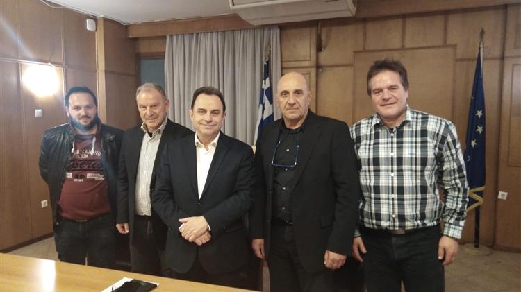 Συνάντηση της Ένωσης Εκτροφέων Ελληνικής Βραχυκερατικής Φυλής Βοοειδών με τον Υπουργό ΑΑΤ κ. Γ. Γεωργαντά