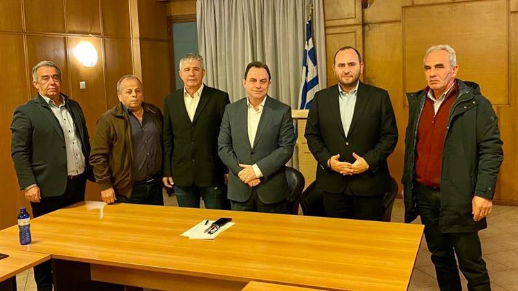 Συνάντηση Βασιλειάδη, με συμμετοχή του ΣΕΑΣ Πέλλας, με τον Γεωργαντά για τη στήριξη της δενδροκαλλιέργειας
