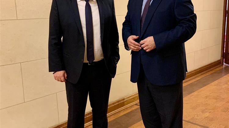 Συνάντηση Λάκη Βασιλειάδη με τον Υφυπουργό Τριαντόπουλο για την κρατική αρωγή στους πληγέντες από τις πλημμύρες