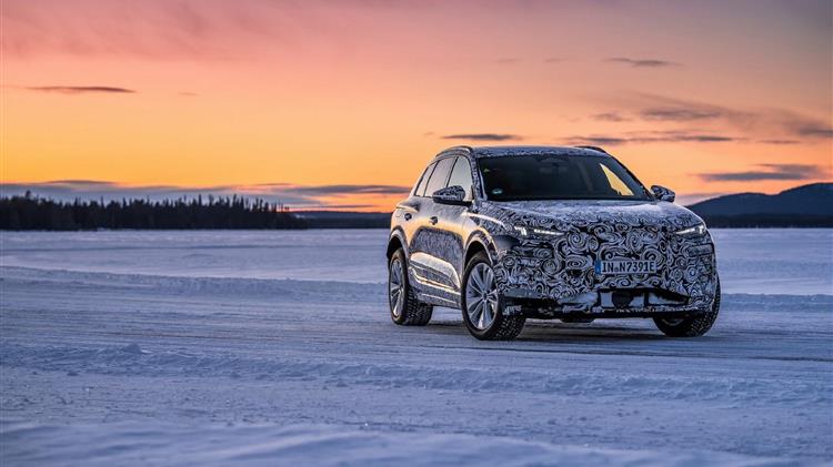 To πρωτότυπο Audi Q6 e-tron δοκιμάζει τις δυνατότητές του στον μακρινό βορρά