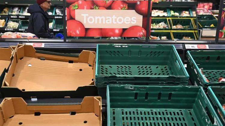 Χωρίς ντομάτες και αγγούρια το Λονδίνο