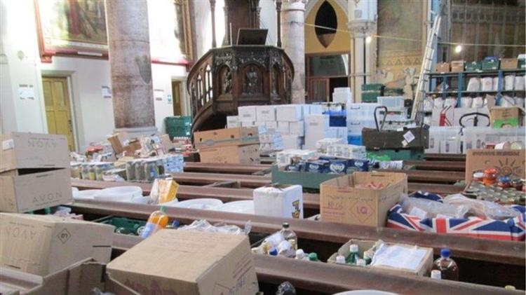 Αύξηση 37% στη διανομή πακέτων τροφίμων στη Βρετανία τον τελευταίο χρόνο