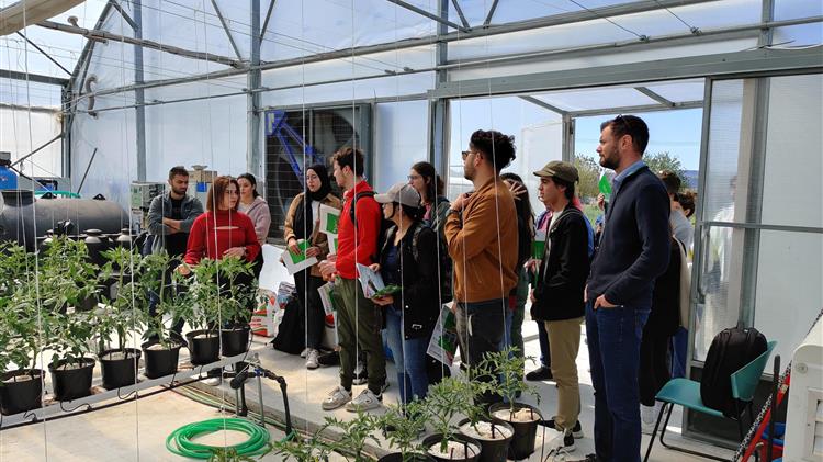 Θεσσαλονίκη: Ξένοι φοιτητές γεωπονίας στο μοναδικό ενεργειακά αυτόνομο θερμοκήπιο στη Θέρμη