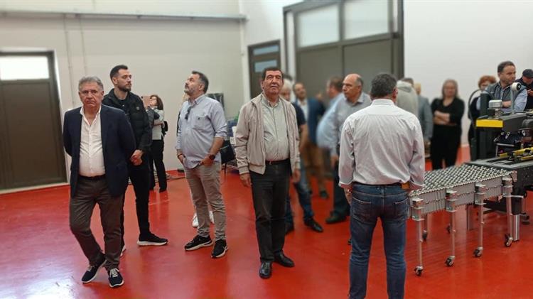 Στο οινοποιείο Χαραλαμπάκη ο Δήμαρχος Μινώα Πεδιάδας Μανώλης Φραγκάκης