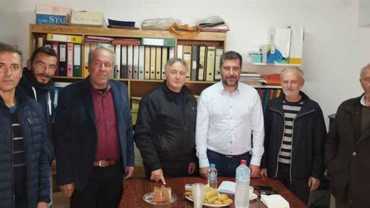 Συνάντηση Αντιπεριφερειάρχη Λασιθίου με τον Πρόεδρο της Τοπικής Κοινότητας και εκπροσώπους του ΤΟΕΒ Ζάκρου