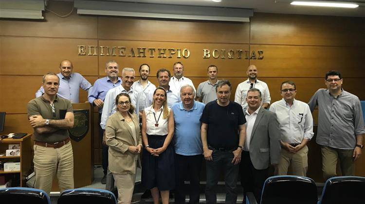 Επίσκεψη της Επιτροπής Logistics του Ελληνογερμανικού Επιμελητηρίου στο Επιμελητήριο Βοιωτίας