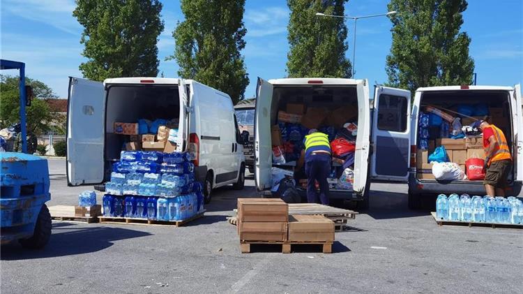 Συνεχίζεται η συγκέντρωση βοήθειας