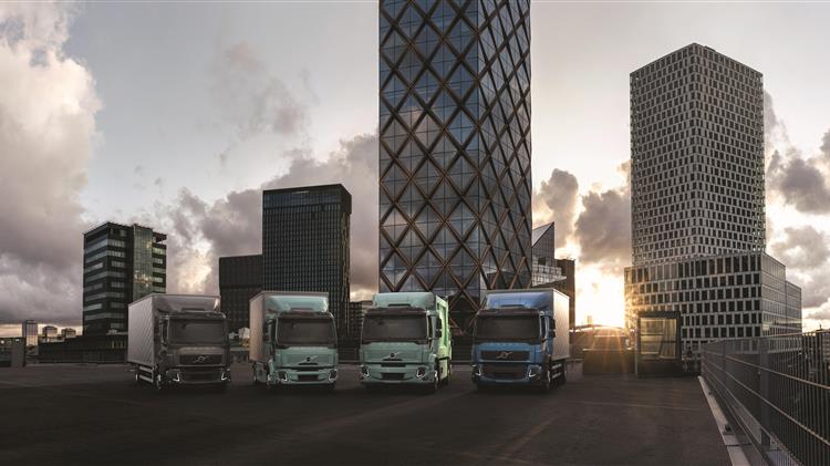 Αναβαθμισμένα ηλεκτρικά φορτηγά Volvo FL & FE για αστικές μεταφορές με μηδενικές εκπομπές ρύπων