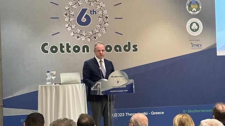 Στην εκδήλωση 6th Mediterranean Cotton Roads της Ένωσης Εκκοκκιστών ο ΥφΑΑΤ, Διονύσης Σταμενίτης