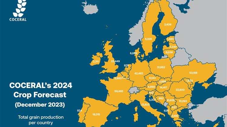 Η COCERAL κυκλοφορεί την 1η  ΕΚΘΕΣΗ  ΣΙΤΗΡΩΝ της για το 2024.
