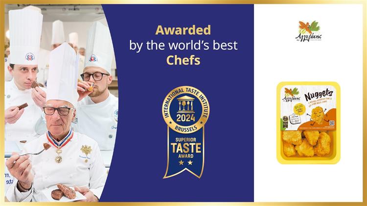 Βραβείο ανώτερης γεύσης για τις κοτομπουκιές ΑΓΓΕΛΑΚΗΣ στα SuperiorTasteAwards 2024