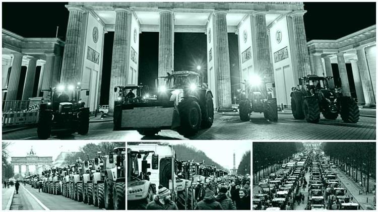 Γερμανία: Πάνω από 130.000 αγρότες στα μπλόκα