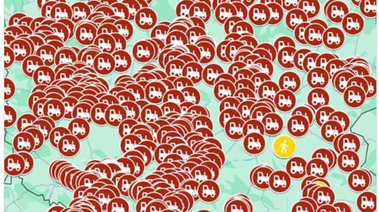 Πολωνία: 70.000 παραγωγοί στους δρόμους