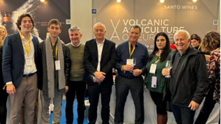 Δυναμική παρουσία των οίνων ΠΟΠ Σαντορίνη στις ευρωπαϊκές αγορές