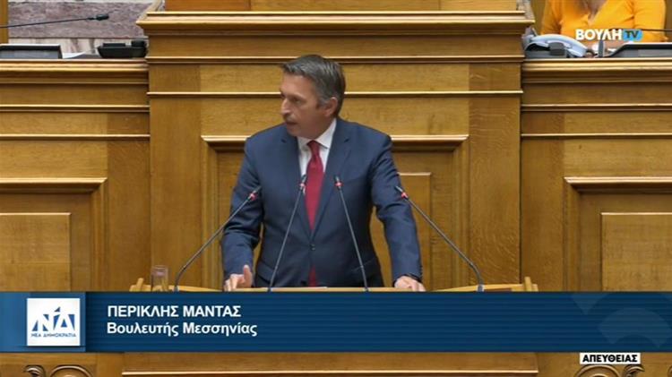 Π. Μαντάς στη Βουλή: Στον "αέρα" οι παραγωγοί της ΠΟΠ Ελιάς Καλαμάτας