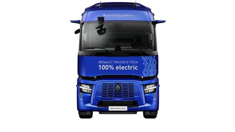 600 χιλιόμετρα αυτονομίας από το 2025για το RenaultTrucksE-TechT