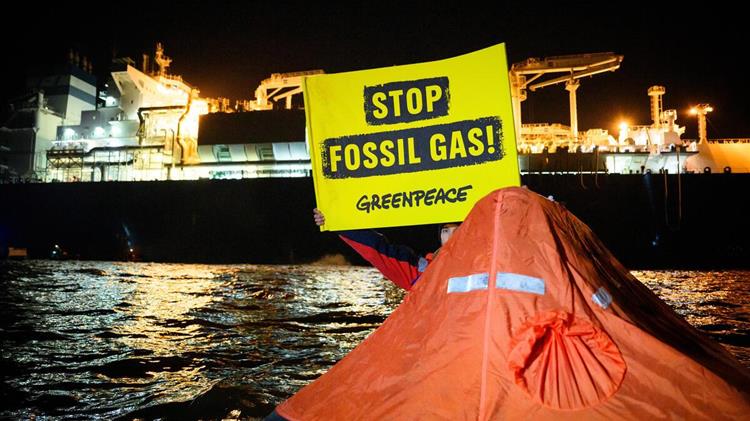 LNG:  Ασφάλεια υπό αμφισβήτηση - Η Greenpeace κρούει τον κώδωνα του κινδύνου