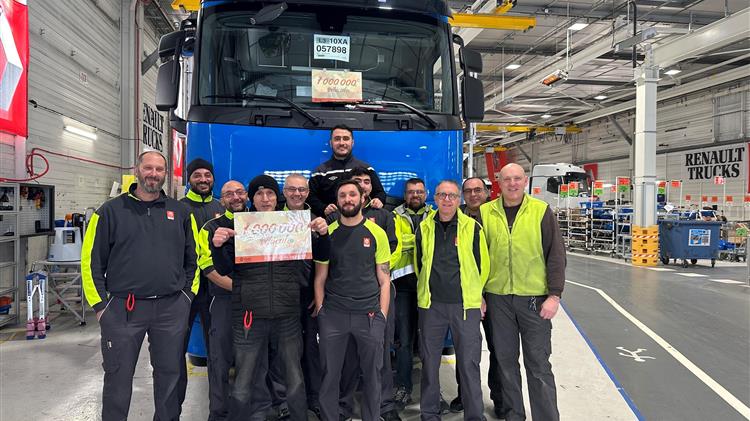Το εργοστάσιο της Renault Trucks στο Bourg-en-Bresse κατασκευάζει το εκατομμυριοστό φορτηγό του
