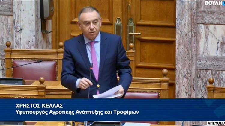 Κέλλας: Στα 13,3 εκατ. ευρώ οι αποζημιώσεις κτηνοτρόφων