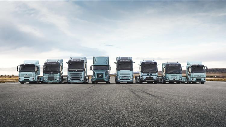 Ηγετική θέση για τη Volvo Trucks στην αγορά των ηλεκτρικών φορτηγών σε Ευρώπη και Βόρεια Αμερική