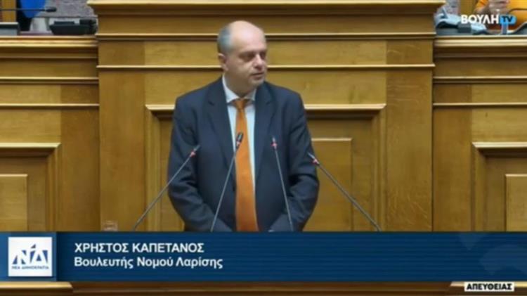 Καπετάνος: Άμεση αποζημίωση για τις ζημιές σε δενδροκαλλιέργειες και αμπελοκαλλιέργειες στη Θεσσαλία λόγω "Daniel"