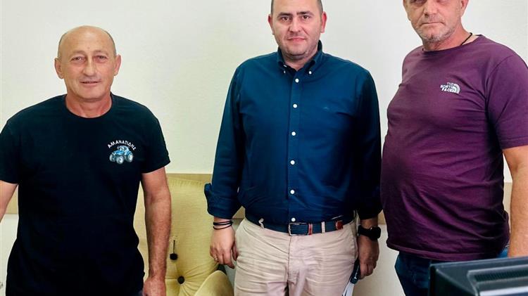 Συνάντηση Βασιλειάδη με τους Προέδρους και μέλη των ΤΟΕΒ Ακρολίμνης& Κρύας Βρύσης για το αρδευτικό πρόβλημα