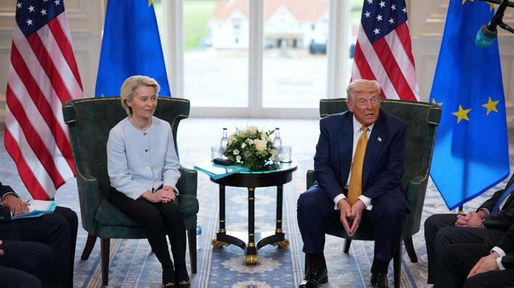 Δασμολογική εκεχειρία ΗΠΑ–ΕΕ: Συμφωνία πλαίσιο με δασμούς 15%