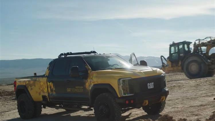Η Caterpillar παρουσίασε το πρώτο της pick-up βασισμένο στο Ford F-450