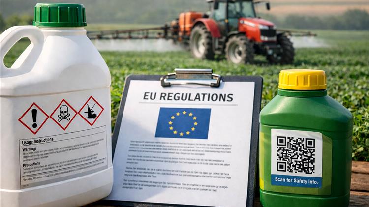 Τι αλλάζει στη σήμανση λιπασμάτων και αγροχημικών στην ΕΕ