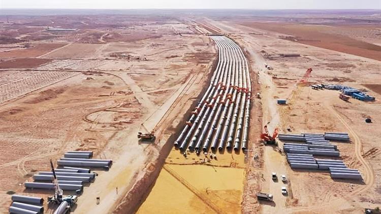 Η Αίγυπτος εγκαινιάζει «τεχνητό ποτάμι» για καλλιέργεια σιταριού στην έρημο