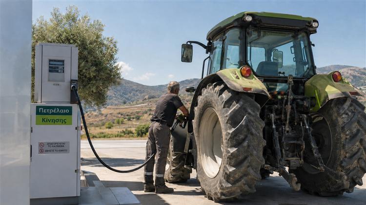 Κόκκινο πετρέλαιο: Έλεγχοι και δειγματοληψίες από ρεζερβουάρ τρακτέρ